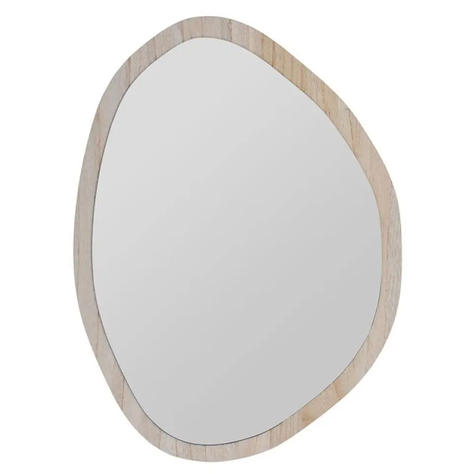 Ostaria Wandspiegel Flow - blank hout - organisch - 44 x 60 cm
