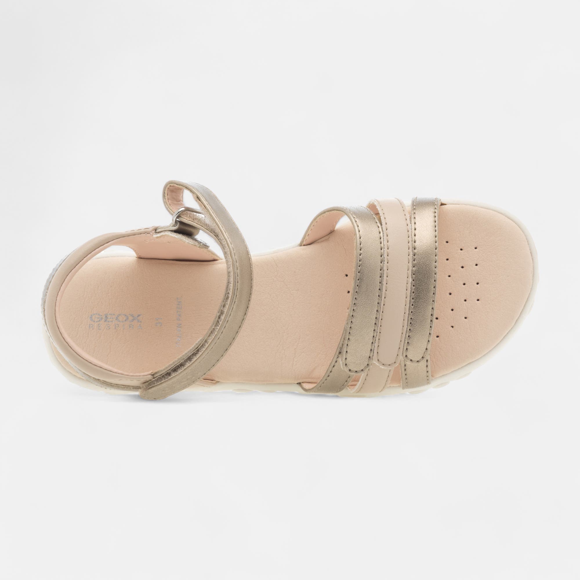 Nu-pieds Fille or