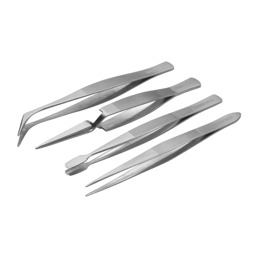 Sett med pinsetter 4 deler