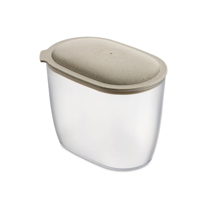 Koziol - CONNECT OVAL Vorratsdose, 1.4 l, nature desert sand