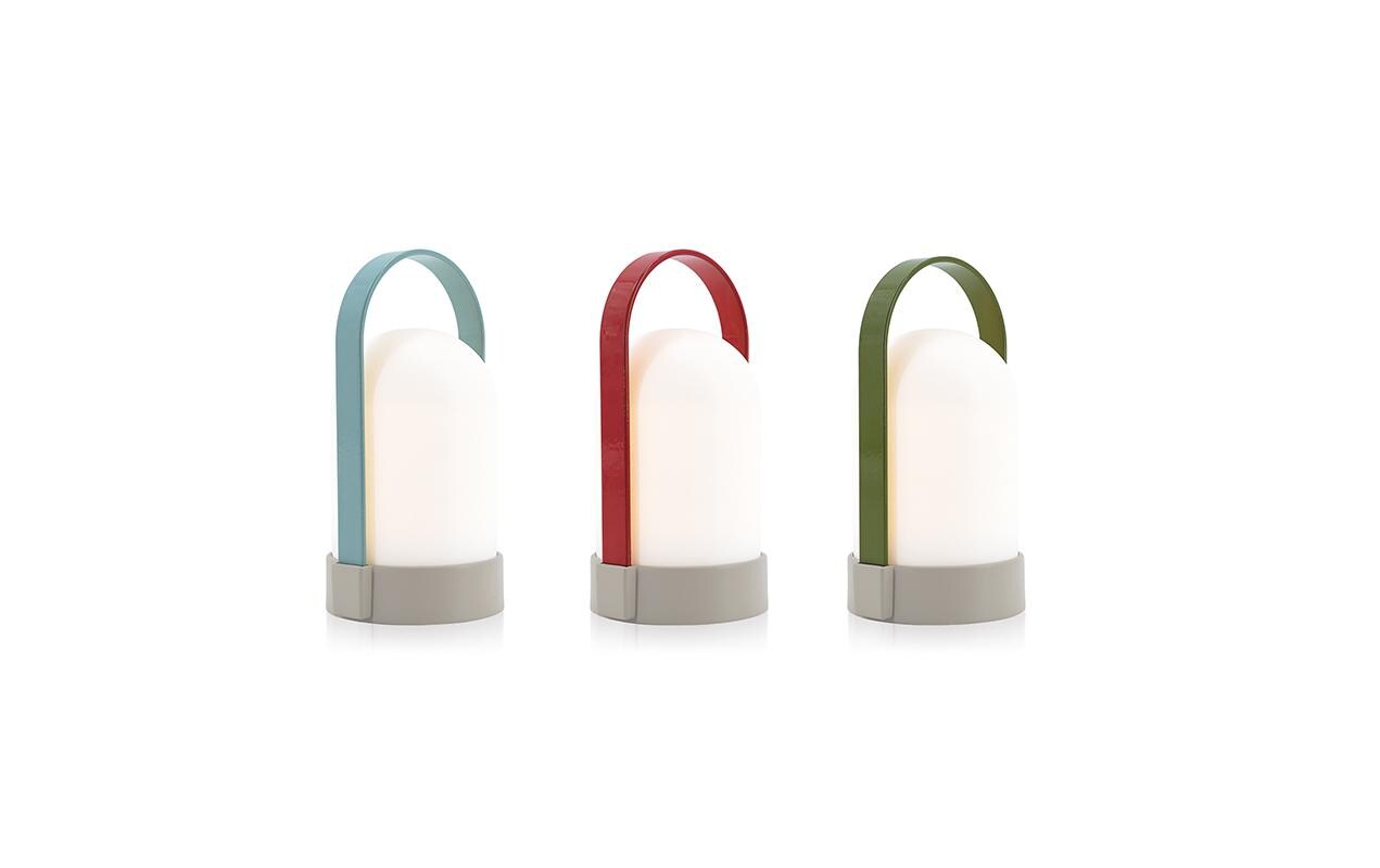 Laterne URI Anabelle 15 cm, 3er SetLED Leuchte mit Akku