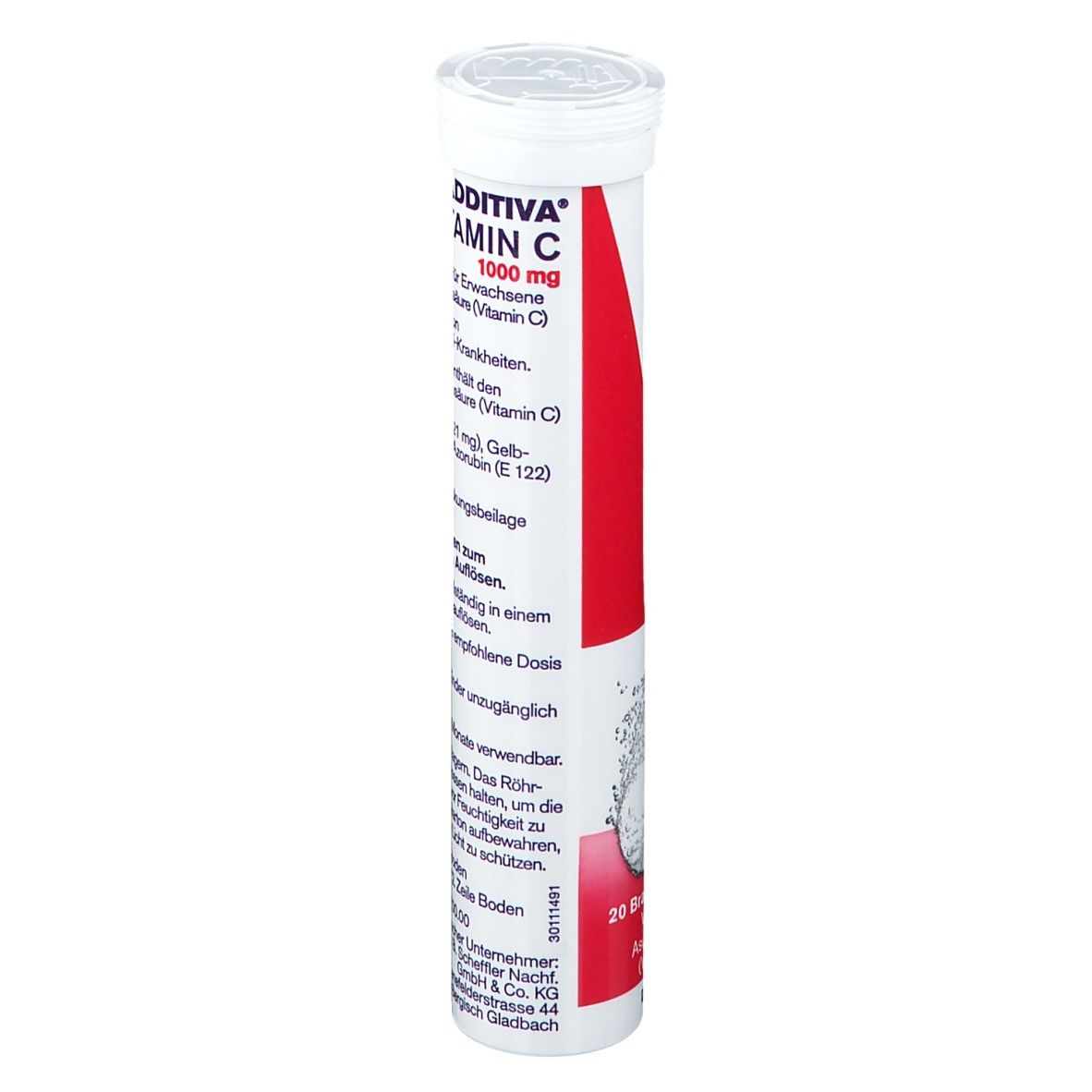 ADDITIVA® Vitamin C Blutorange Brausetabletten