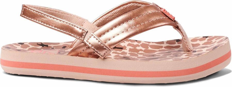 Reef Slippers Little Ahi Cheetah RF002199CEE Roze 28 29