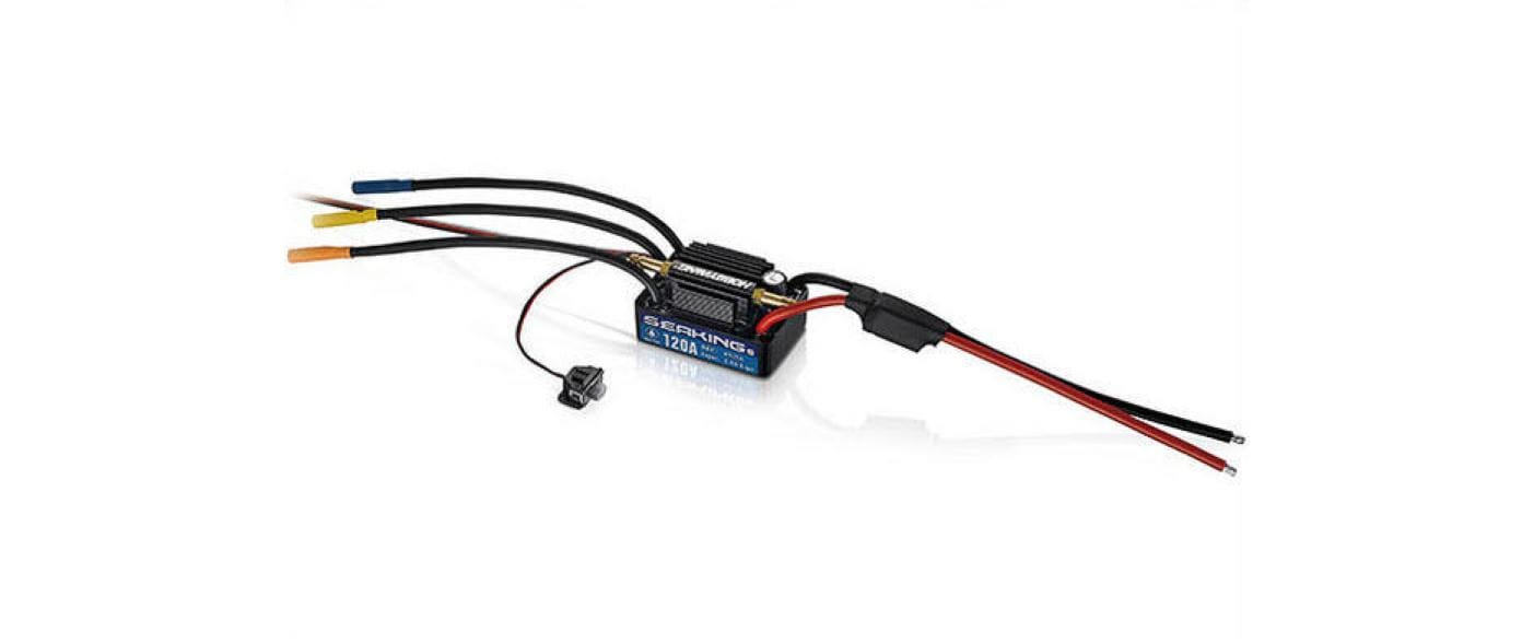 Regler Seaking 120A V3Brushless Regler für Bootsmodelle