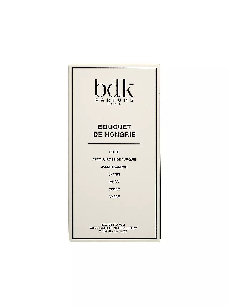 BDK Bouquet de Hongrie Eau de Parfum Natural Spray 100ml keine Farbe