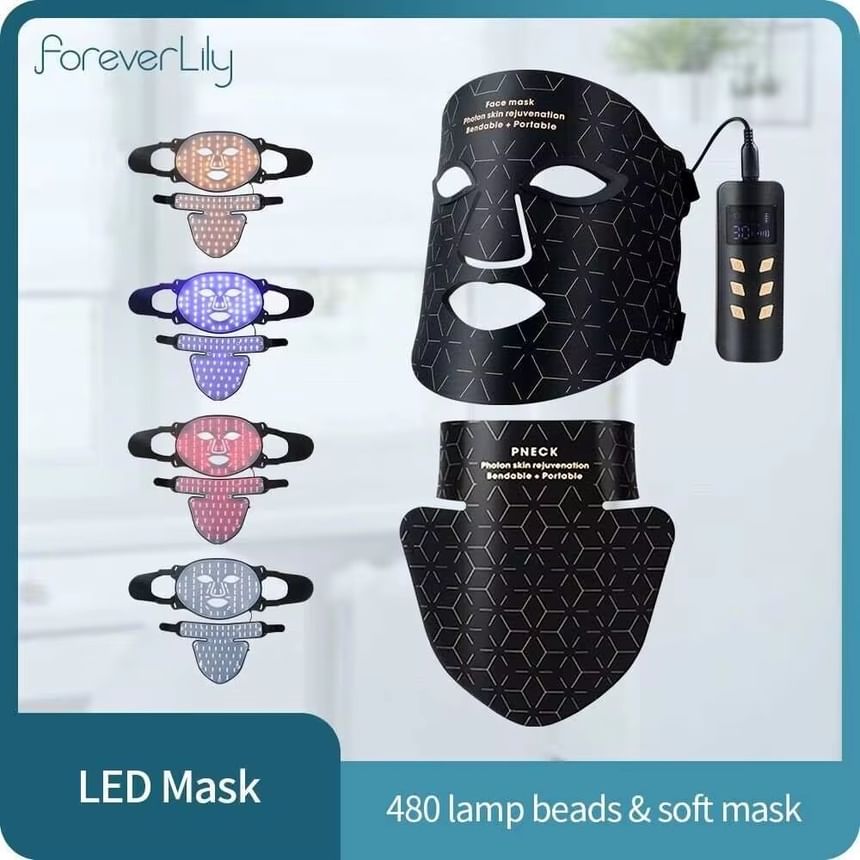 Beautyronics - USB oplaadbare lichttherapie gezichts- en nekmassager