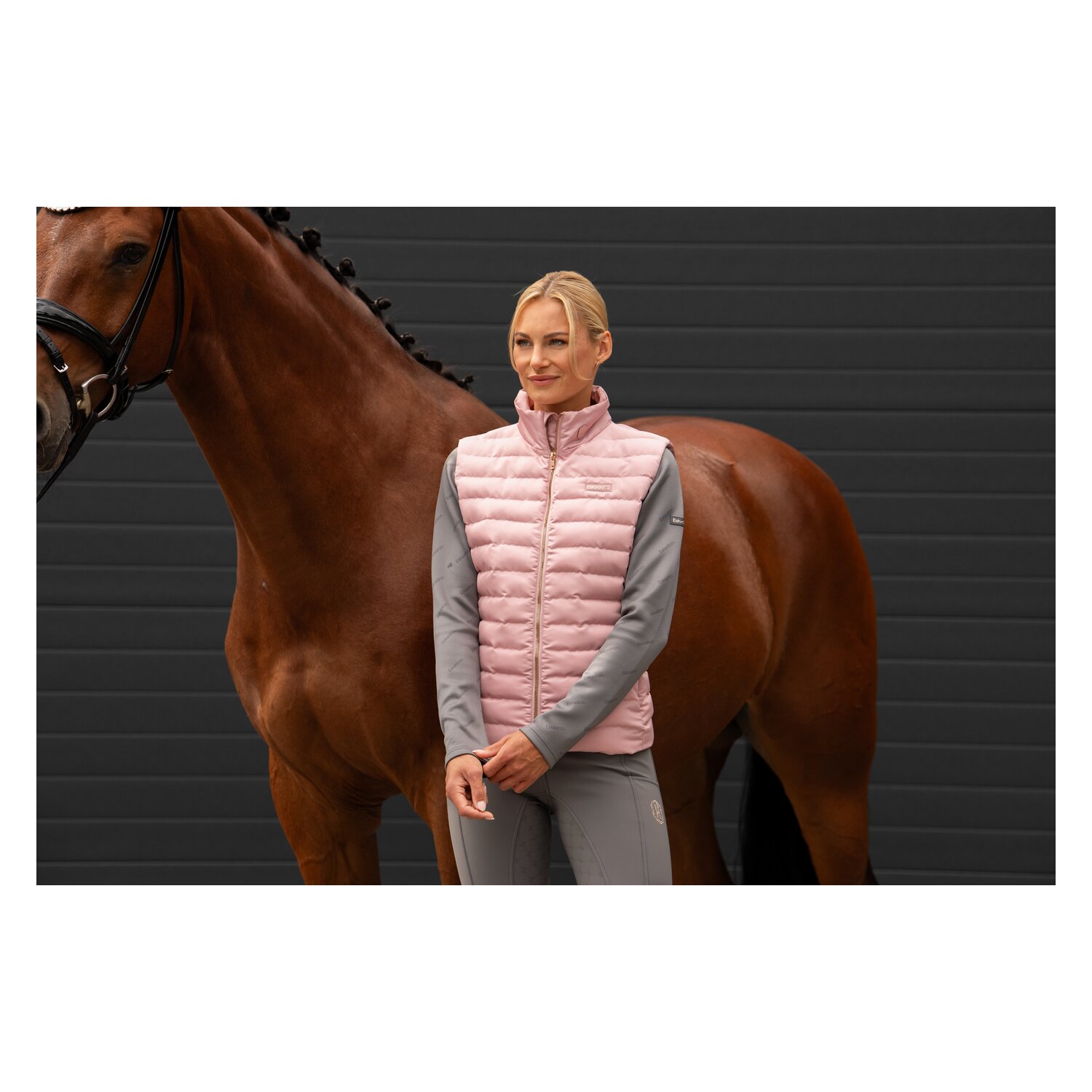 ESKADRON Heritage Weste Quilt Women  - pearl rose