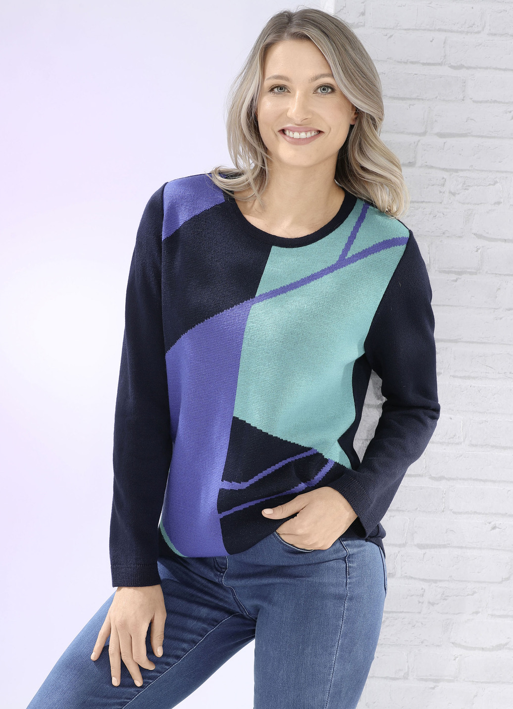 Pullover mit Jacquard-Dessin