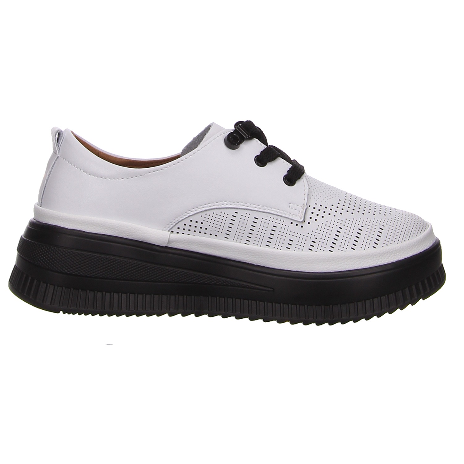 HBH Schnürhalbschuh weiß weiss/weiss kombi
