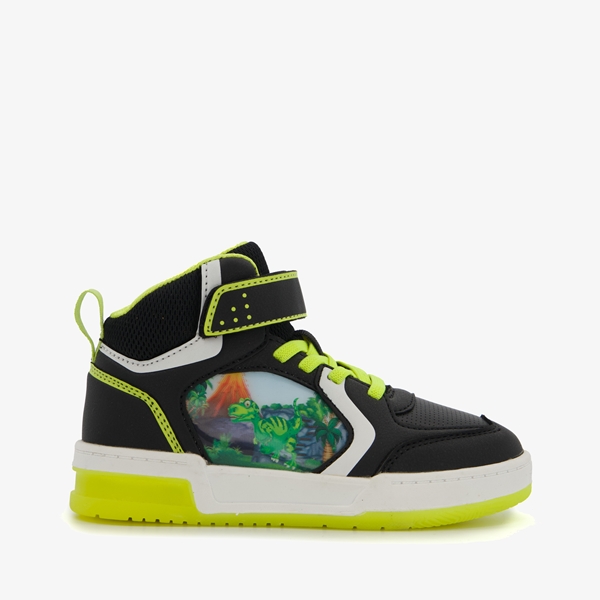 Blue Box hoge jongens sneakers met dino opdruk