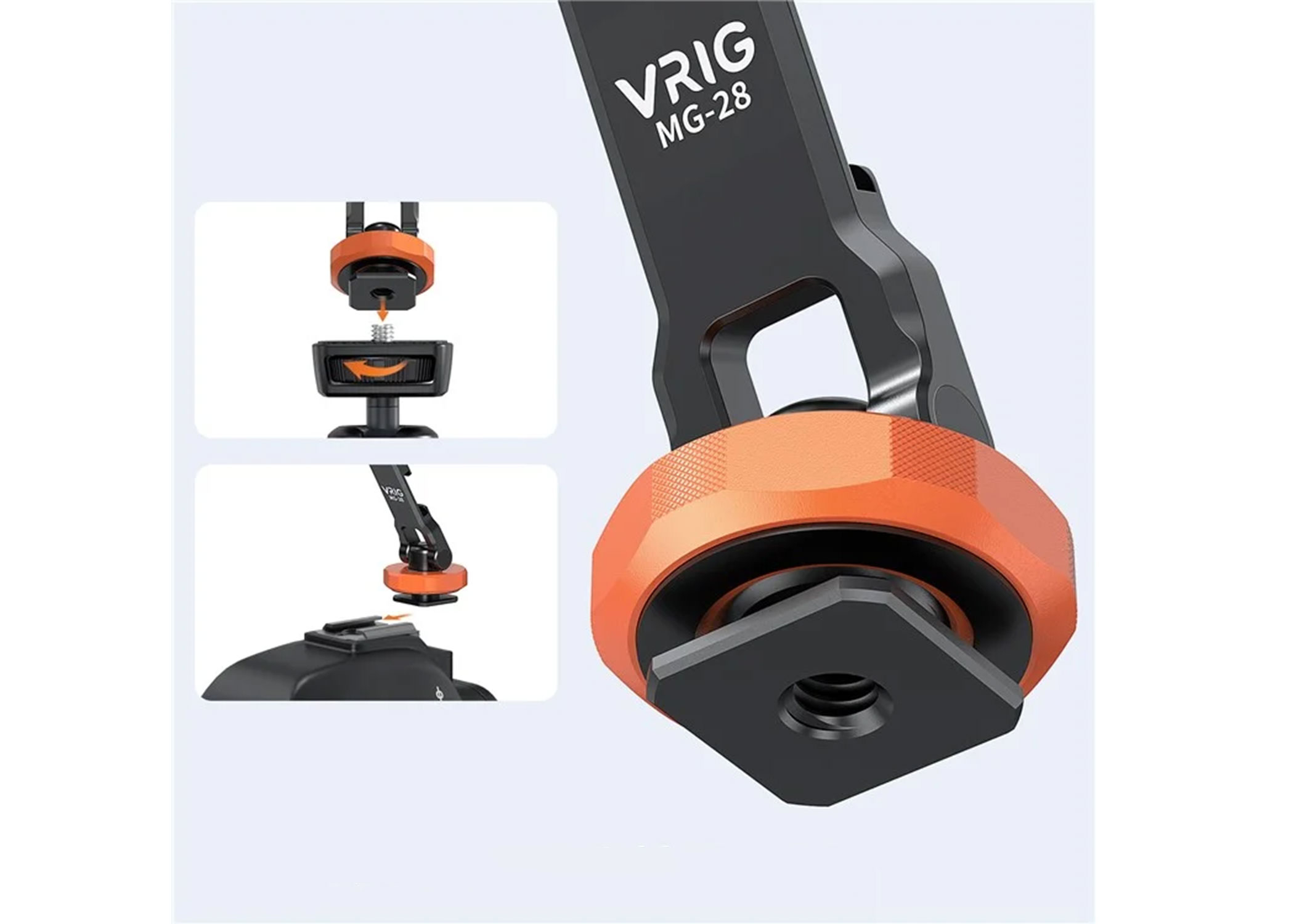 Magnetische Smartphone Halterung aus Metall mit MagSafe-Kompatibilität / Dual-Achsen Rotation - Schwarz