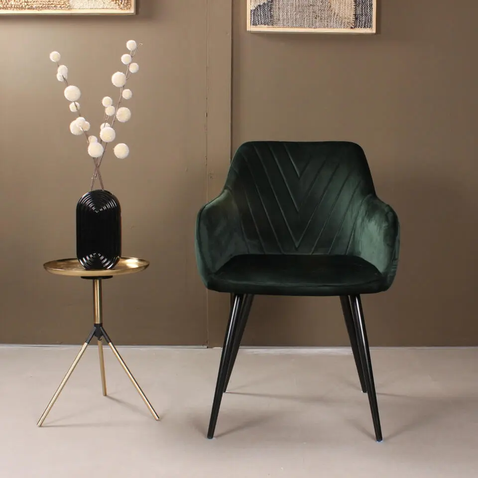 DS4U - Gaby armstoel velvet groen