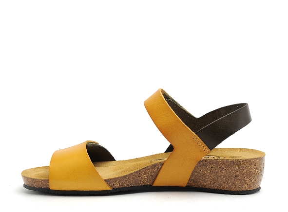 Plakton nu pieds plats femme norita jaune