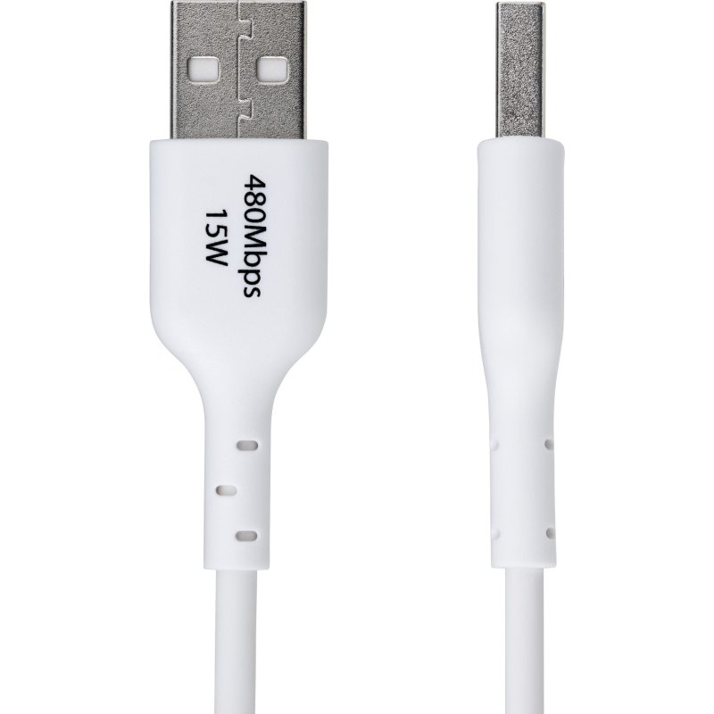 StarTech.com Câble de Charge USB-A vers USB-C de 1m, Charge et Synchronisation, 3A, USB 2.0, Gaine TPE - Cordon de Charge USB Blanc