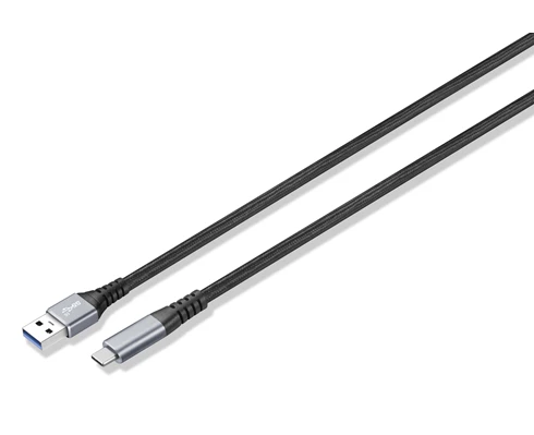 Andersson USB-A - USB-C 3.1 Gen 2 Braided Black/Space Gray 1,5m