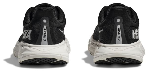 Chaussures Running Hoka Arahi 7 Noir/Blanc Homme