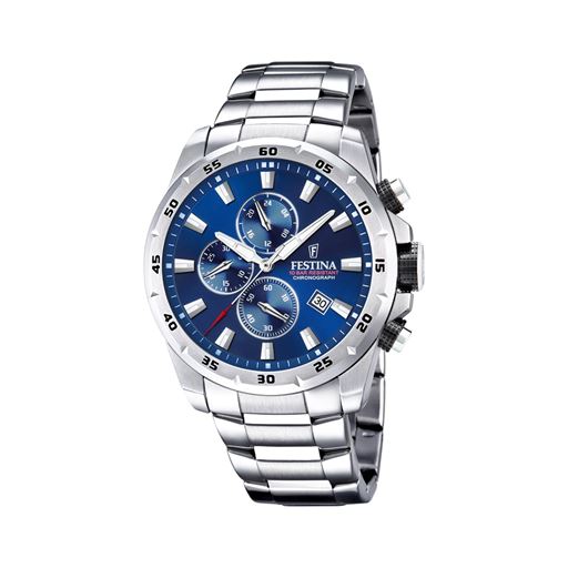 Festina 20463 Herreur, Stål/Blå, 45 mm