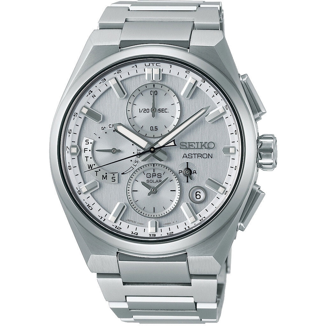 Seiko Astron 5X GPS Solar Dual Time Chronograph 42mm