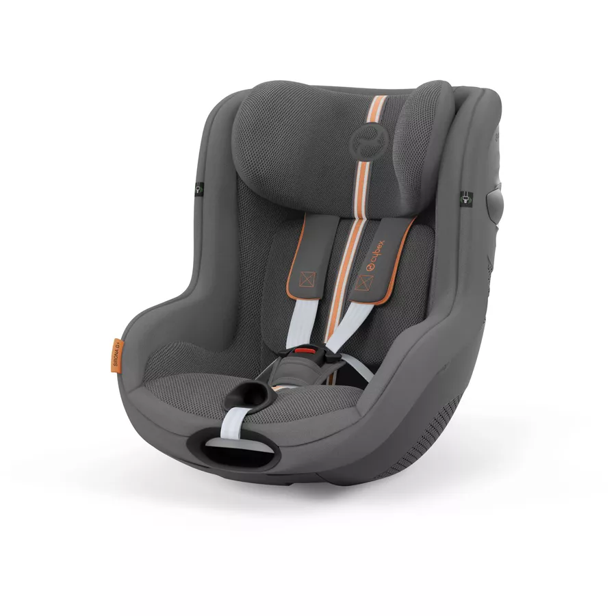 cybex GOLD Kindersitz Set Reboarder Sirona G inklusive Babyschale Cloud G inklusive Basisstation Base G Plus Lava Grey
