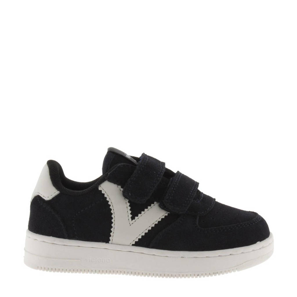 Victoria suède sneakers donkerblauw