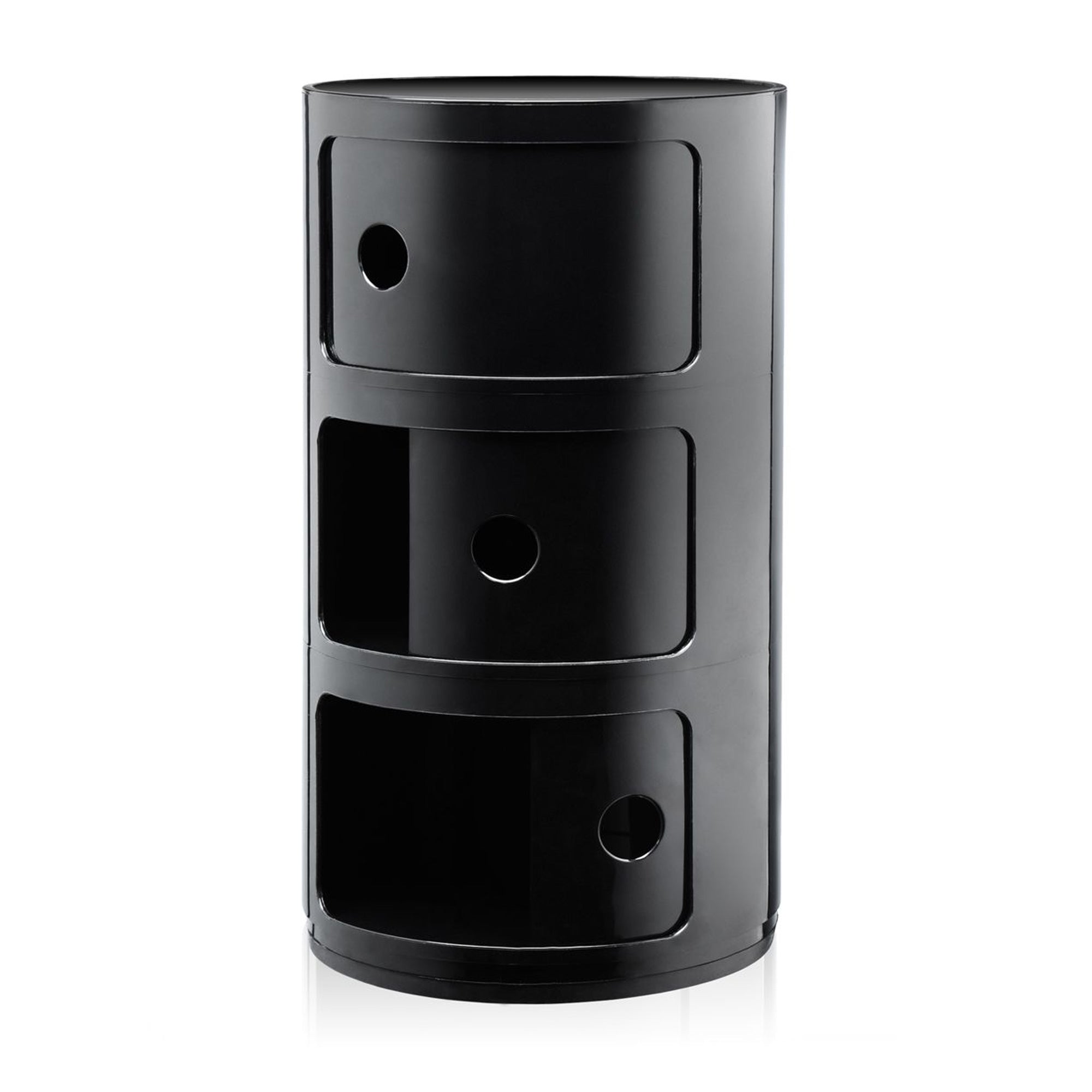 Kartell Componibili Kast Ã 32 cm - 3 Modules - Zwart