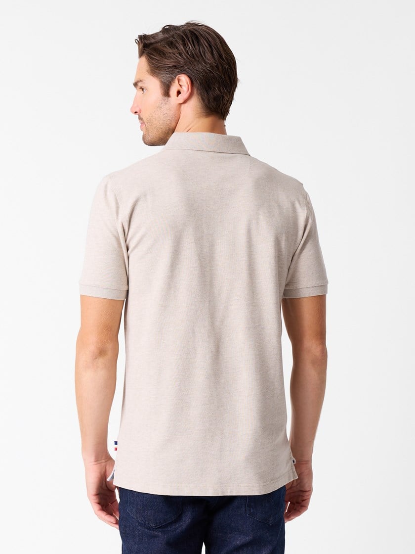 Mitch pique Feather Gray
