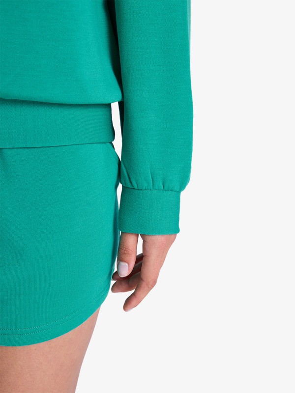 Surfing By Moonlight Sweat doux et confortable Vert Femme