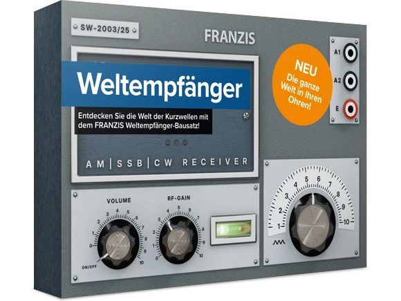 Franzis Bausatz Weltempfänger Weltempfänger als Bausatz für Rundfunk, Amateurfunk und mehr