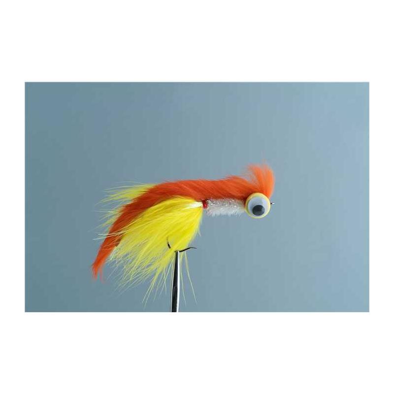 Mouche Spécial Carnassier Tof Boobies Brochet - Orange - Jaune