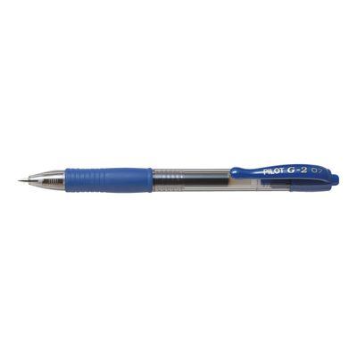 Pilot G-2 - Pack de 12 rollers - 0,7 mm - bleu