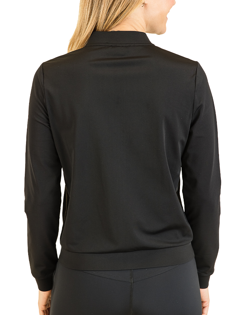 HBT BASICS ESSENTIELS | KIMY BLOUSON UNI BLOUSON FEMME NOIR/ARGENT