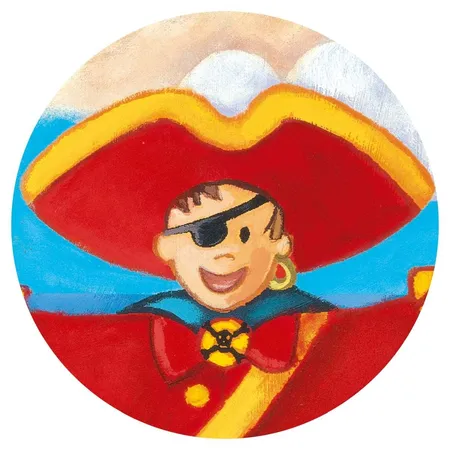 Djeco Puzzle: Pirat, 36 Teile