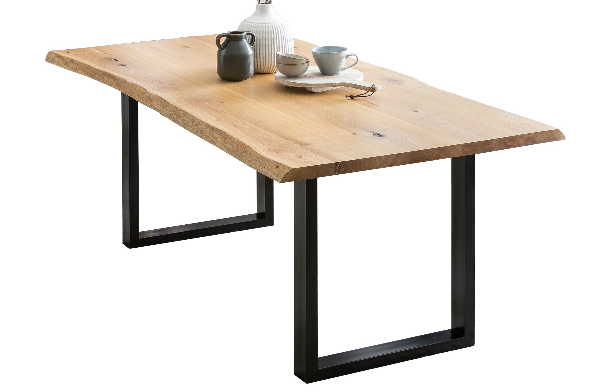 Esstisch 240x100 cm aus Eiche Esszimmertisch Küchentisch Tisch Holztisch