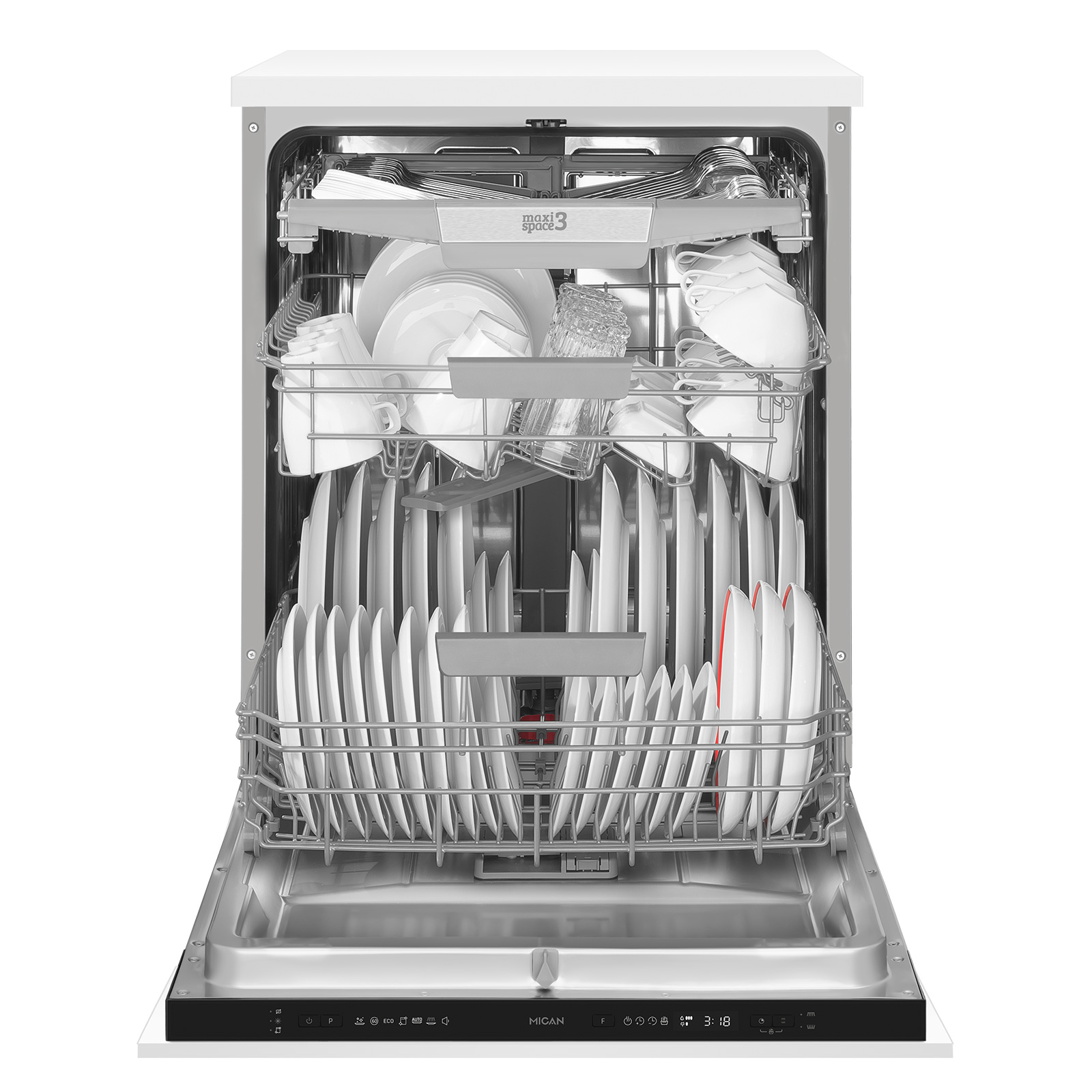 MICAN Einbau-Geschirrspüler 50650 - vollintegriert - 60 cm - D