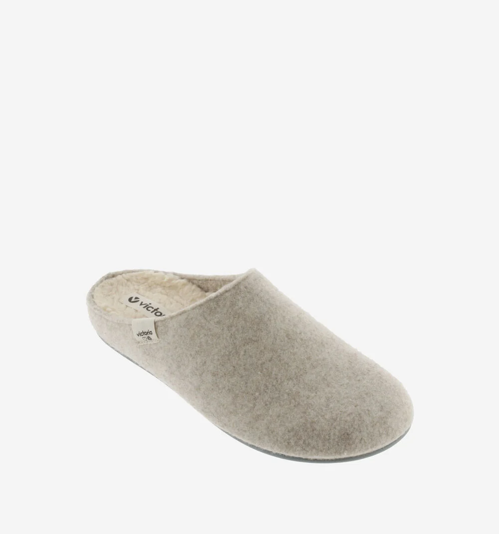 NORTE FELT SLIPPERSBEIGE