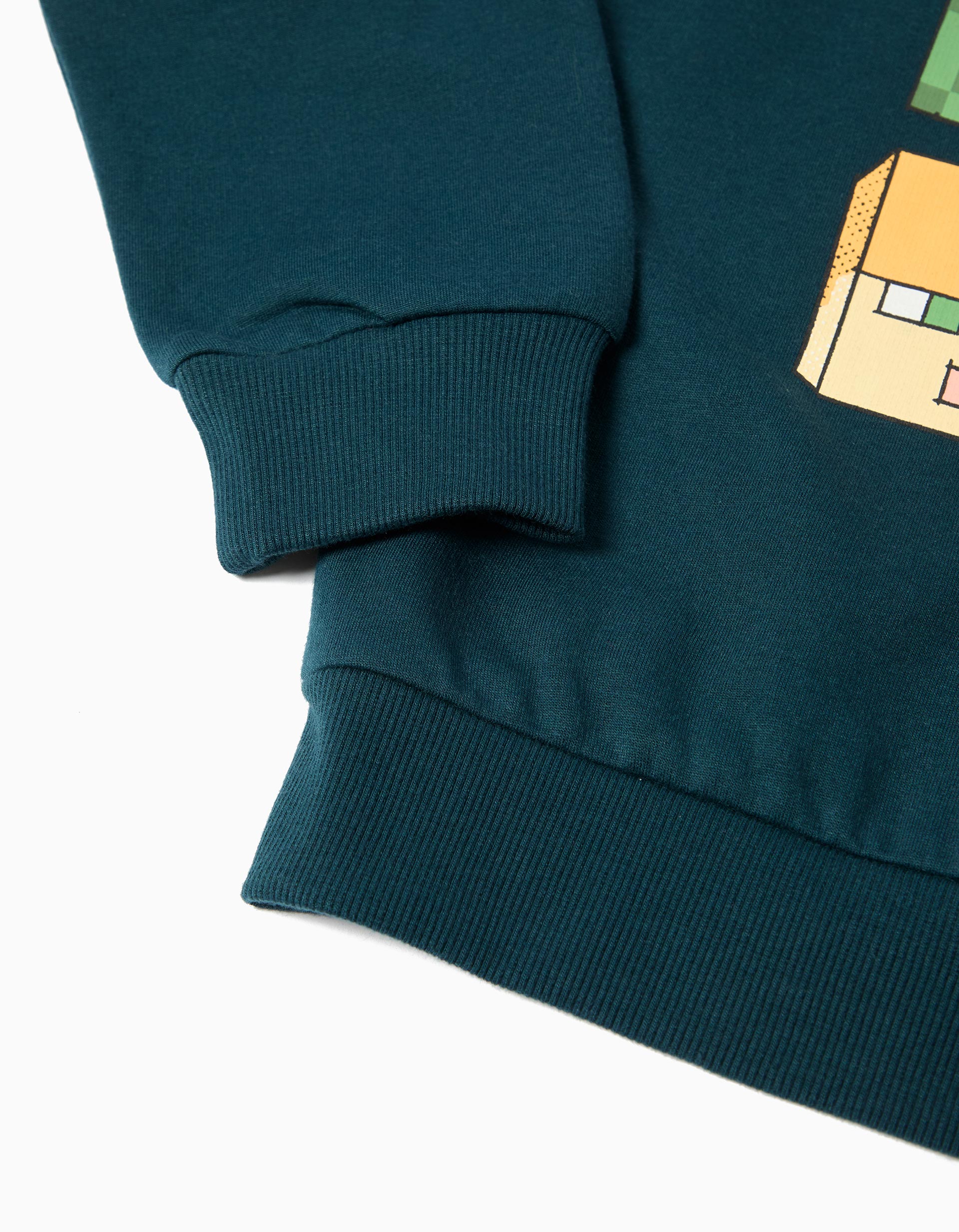 Sweatshirt 'Minecraft', Menino, Azul