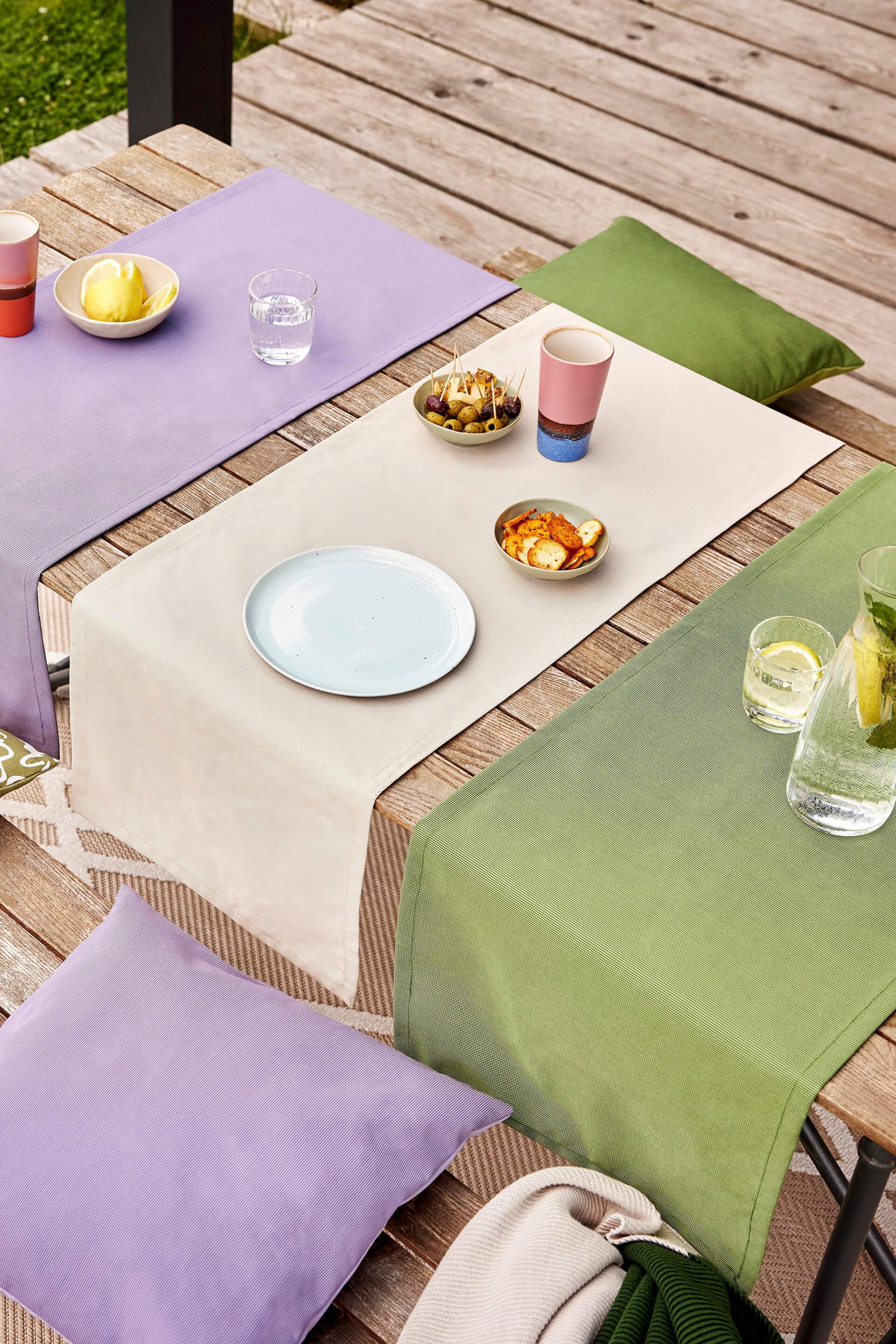 Chemin de table unicolore
