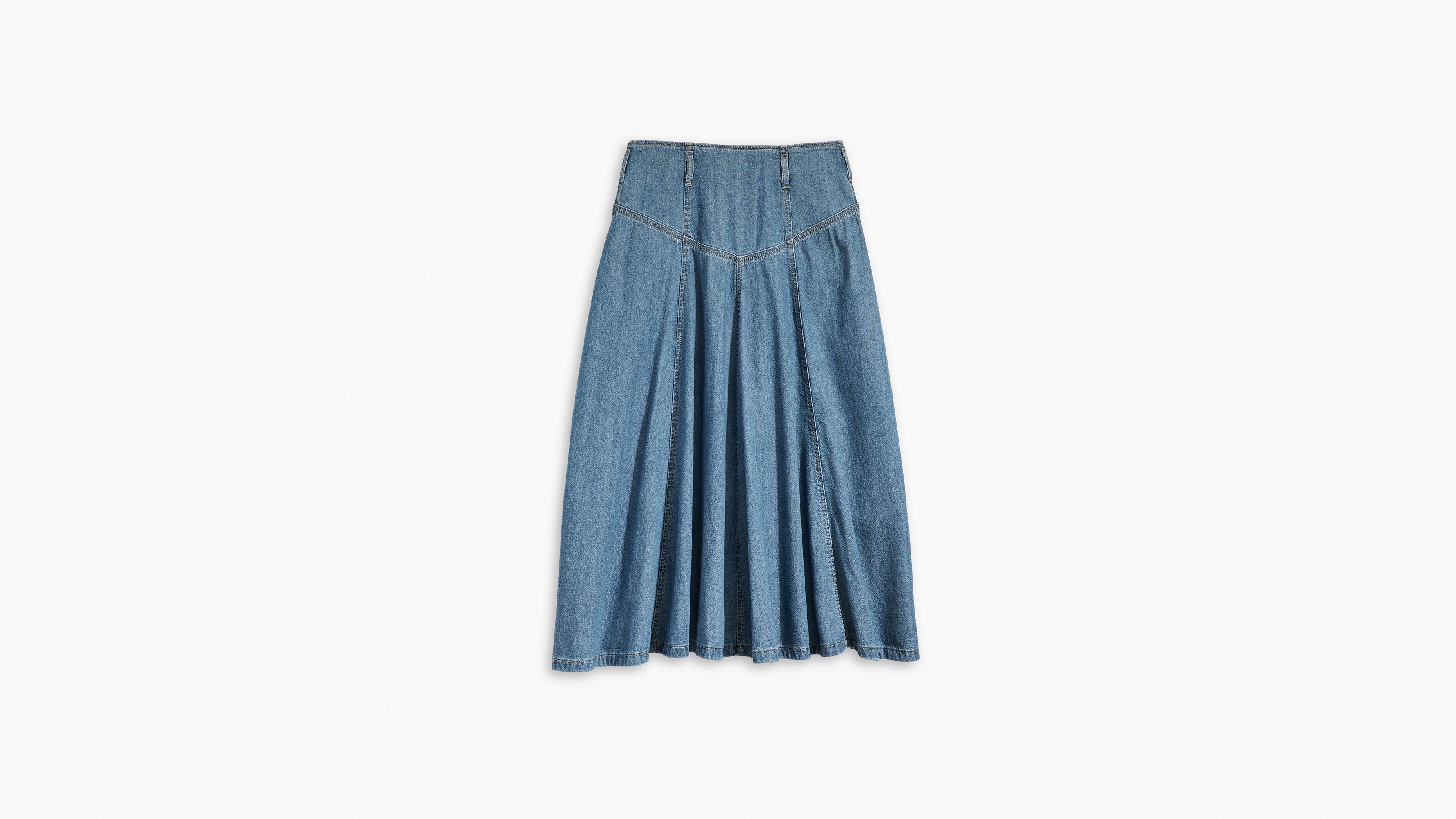 Jupe Circle boutonnée devant Lightweight - Play Day - Bleu