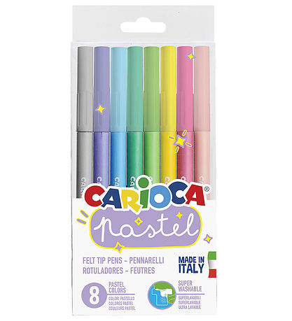 Carioca Filzstifte - 8 st. - Pastel