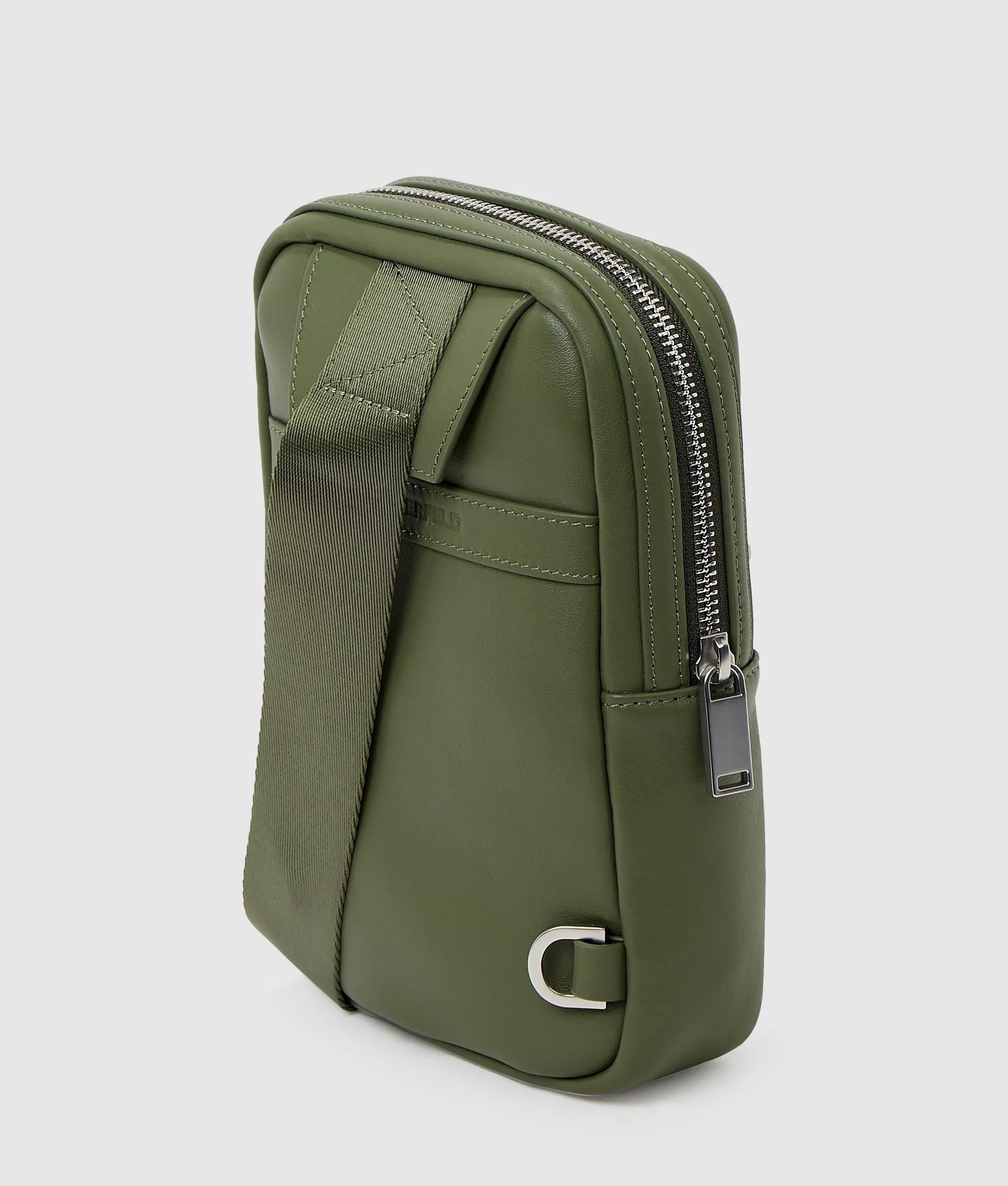 Monogram patch slingbag