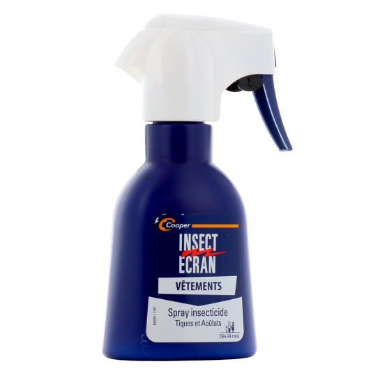 Insect Ecran Vêtements Spray insecticide anti tiques et aoutats