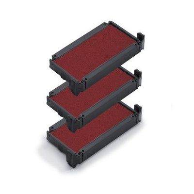 Trodat - 3 Encriers 6/4910 recharges pour tampon Printy 4810/4910 - rouge