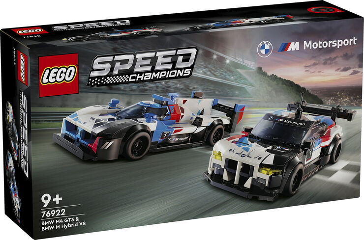 Lego BMW M4 GT3 og BMW M Hybrid V8 76922