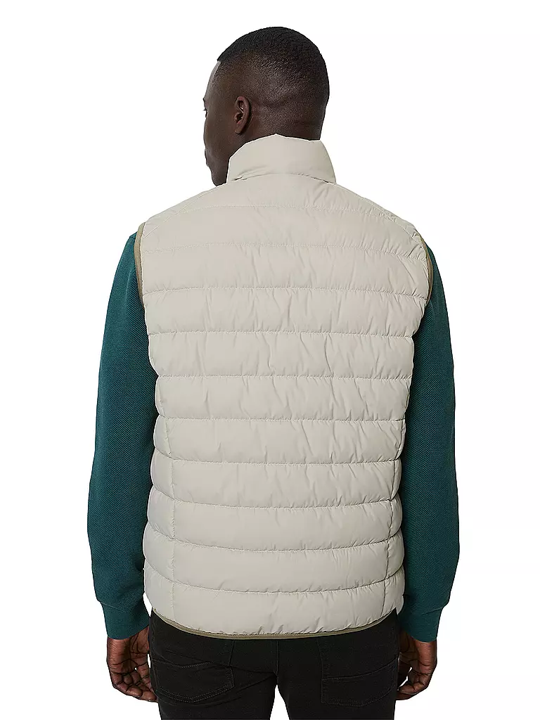 MARC O'POLO Steppgilet grau