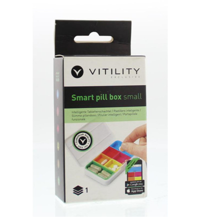 Exclusive Small pill box white H&F (1 stuk)