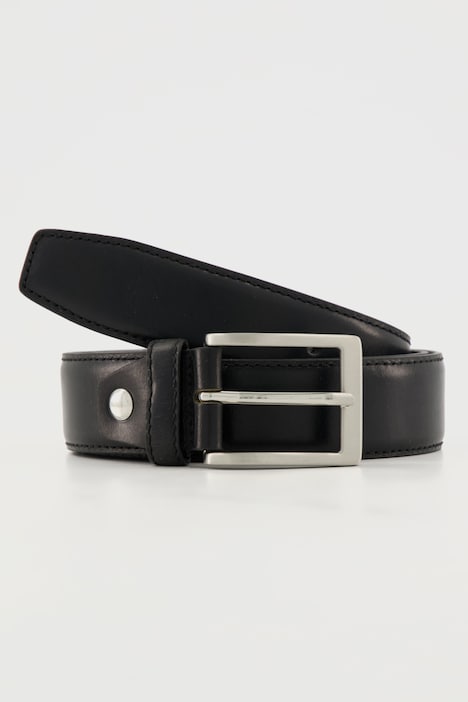 Ledergürtel, Business, echtes Vollrind-Leder, bis 170cm