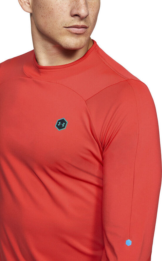 Under Armour RUSH ColdGear Mock Rød