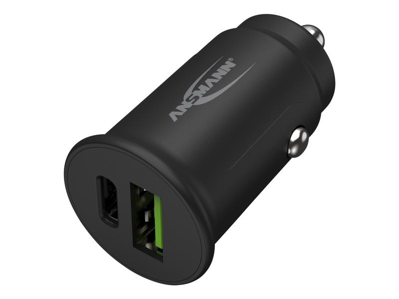 Ansmann Autoladegerät CC230PD, 30 W Intelligenter USB In-Car-Charger für den KFZ-Zigarettenanzünder