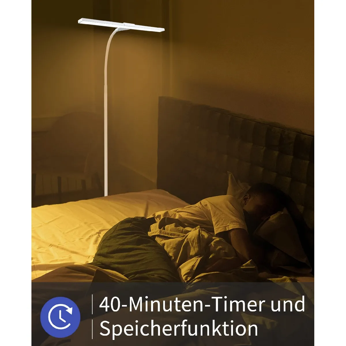 Nettlife Lampadaire LED - Dimmable Moderne