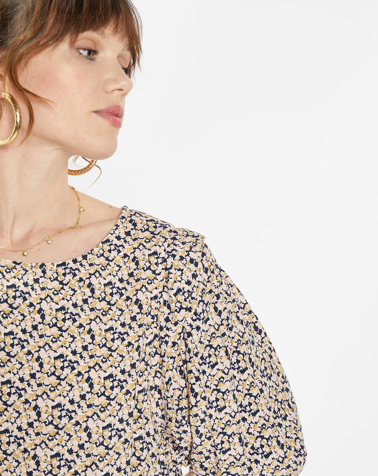 Galeries Lafayette Robe Magnolia multicolore